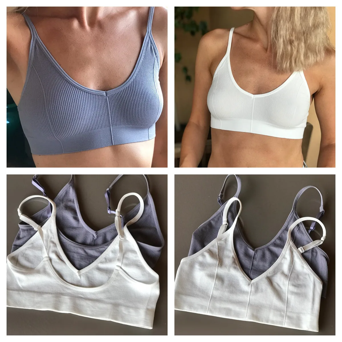 Seamless Bras For Women U Back Crop Tops Unlined Bralette Sports Bra Sexy Lingerie Wireless Brassiere Female Ribbed Underwear