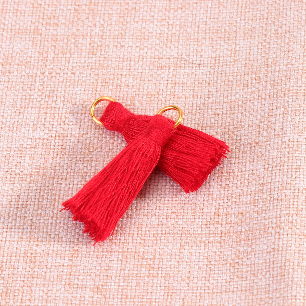 

30 Pcs Funny Bookmarks Tassel with Ring for Clothes Charms Bag Bracelet Making Kit