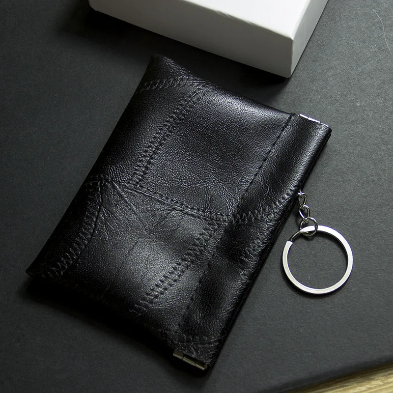 Fashion Leather Key Wallet Women Men Coin Housekeeper Keychain Purse Organizer Bag Car Keys Cover Key Holder Case Card Holder