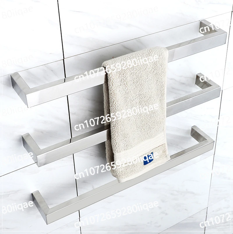 

Electric Towel Rack 304 Stainless Steel 45°C Constant Temperature 5min Heated Towel Rail 632*40/32*100mm 110V/220V Towel Warmer