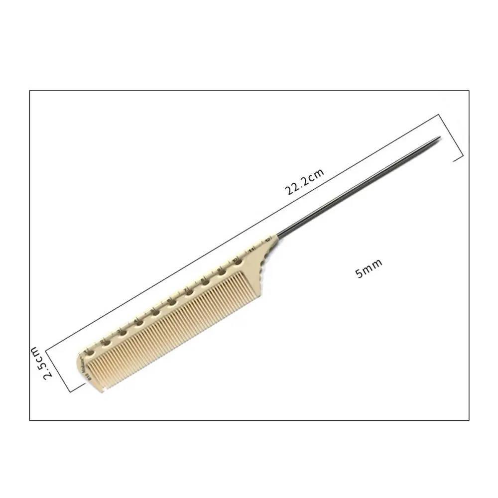 Men Women Plastic Hairdressing Ruler Comb Laser Styling Combs Barber Comb Clear Scale