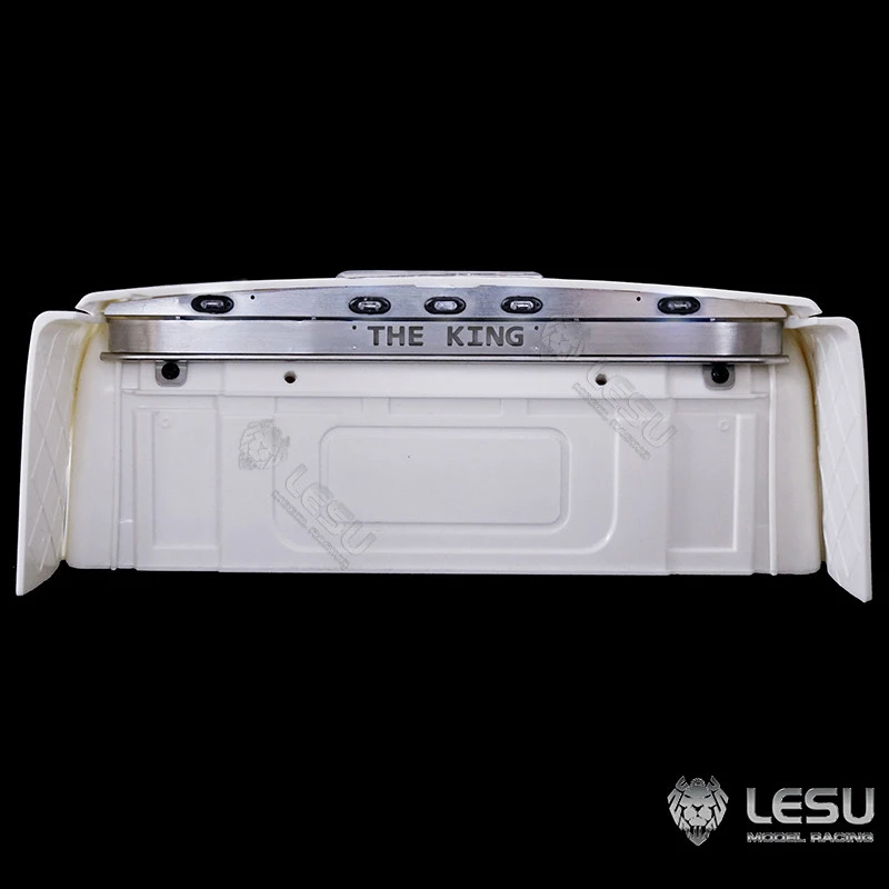 RC 1/14 LESU Metal Spoiler Lamp Light for Tamiya Hydraulic Excavator Loader Dump Truck for MAN VOLVO Trailer Tipper DIY Parts