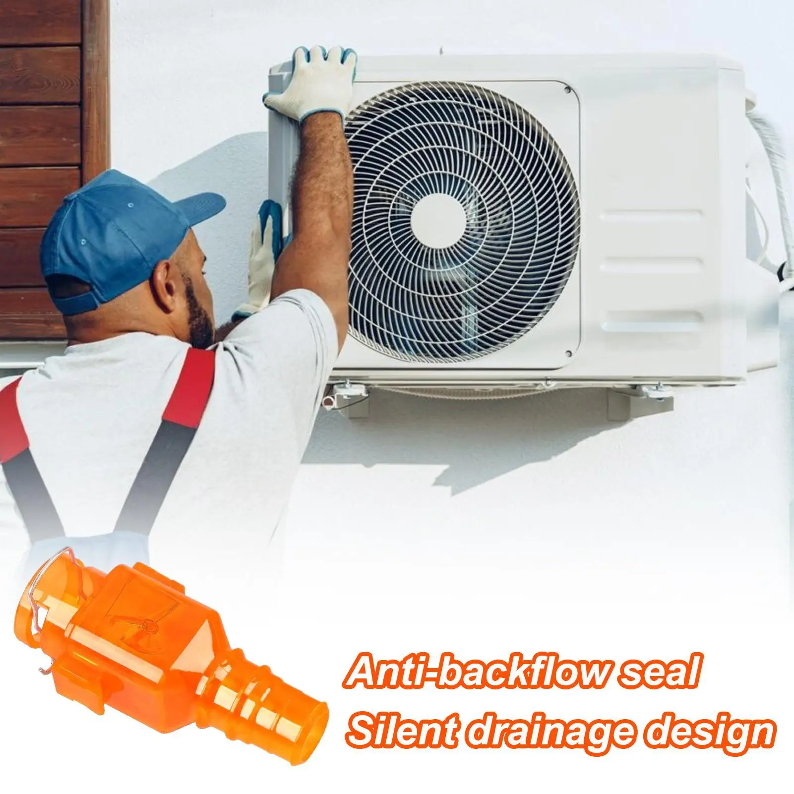 Three Proof Air Conditioning Drain Valve Anti Backflow Temperature Resistant AC Drain Accessory For Home Commercial Indoor Air