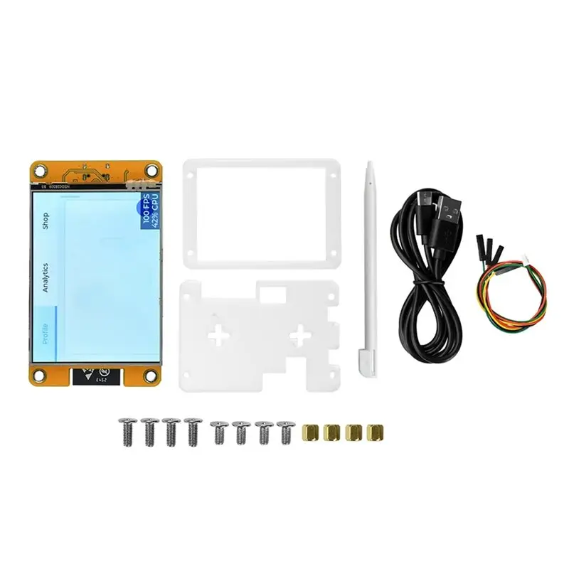 A99E-ESP32 Wifi BT Development Board ST7789 Driver 2.8 Inch Touch Screen E32R28T Intelligent Display With Case