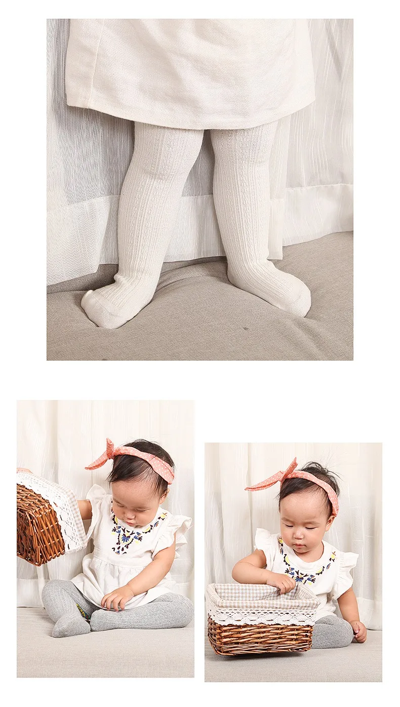 Ircomll 2 Paar Baby-Mädchen-Strumpfhosen, warme Leggings, Baumwoll-Tanzstrumpfhosen für Mädchen, einfarbige Strumpfhosen für Prinzessinnen, Kinderhosen – Detail 17