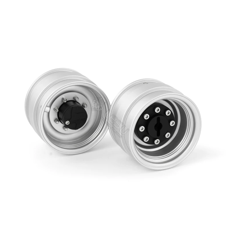 

48MM Wheel Hub for Tamiya 1:14 RC Tipping Loader Diameter Wheel Hub for Tamiya 1:14 RC Truck Tractor 1:14 Loader Tires DIY Parts