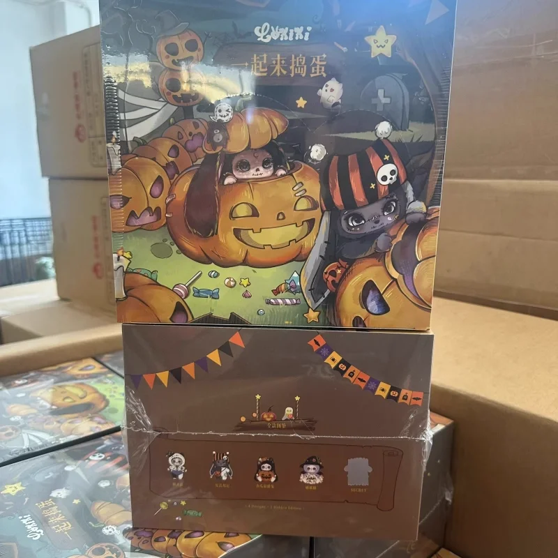 2025new Lokiki Let'S Play Pranks Together Series Trendy Blind Box Toys Kawaii Doll Collectible Pendant Decoration Halloween Gift