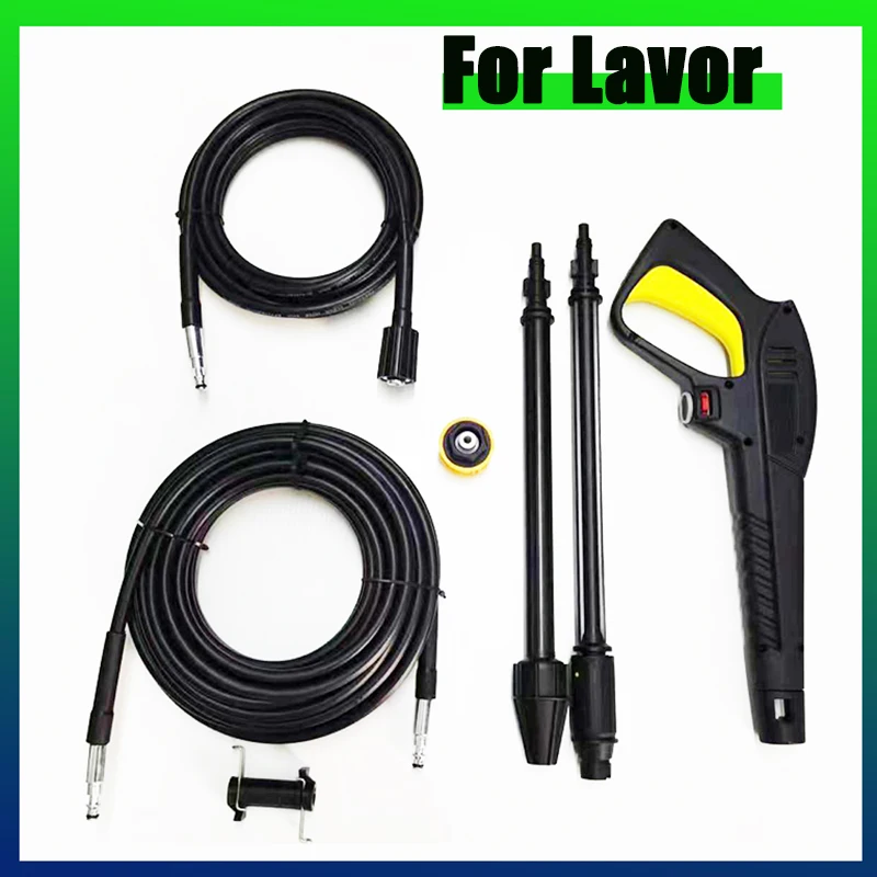 Pressão Arruela Extensão Mangueira Conector para Lavor Lavagem Limpeza Lance Pistola de Substituição Pistola Wand Bocal Alta