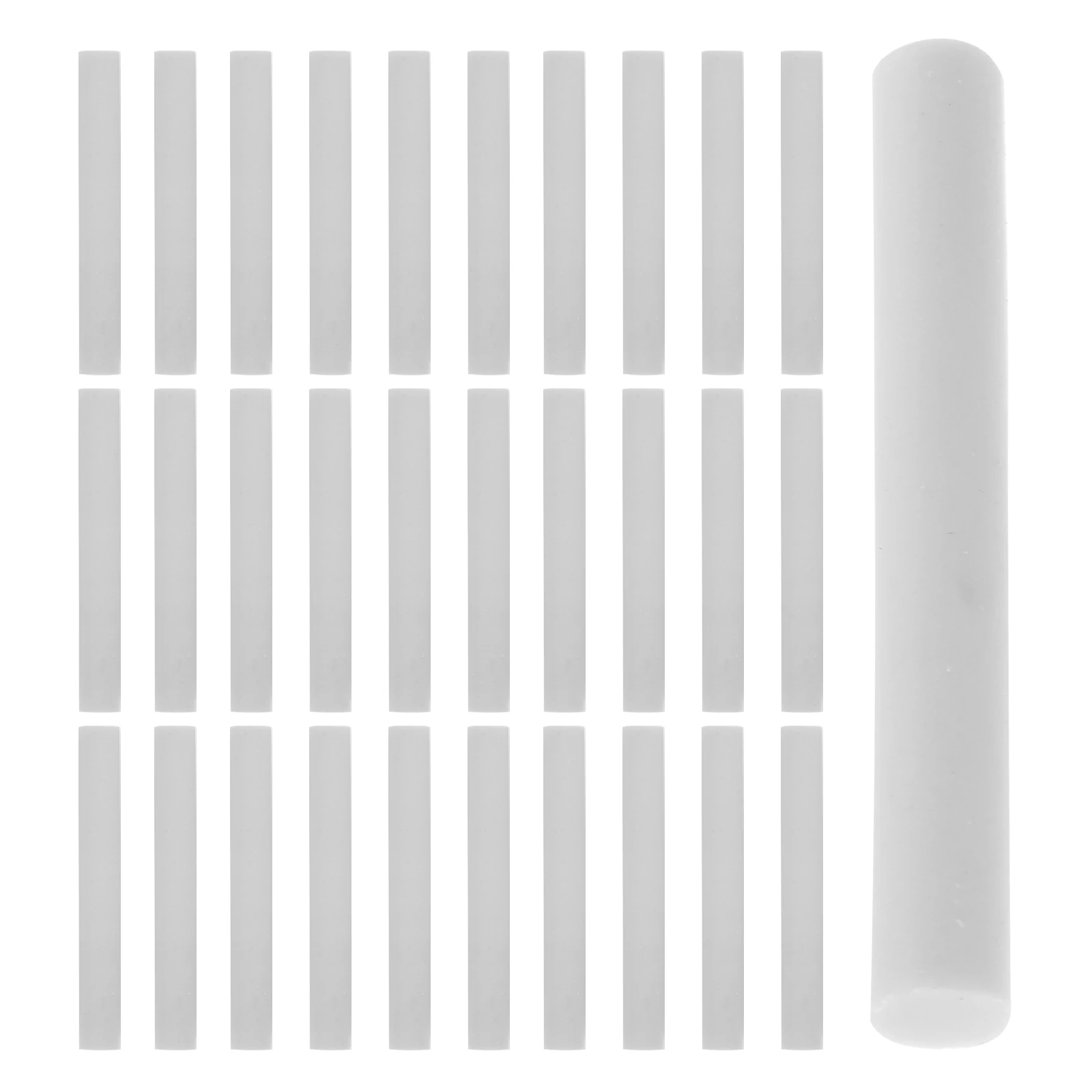 

100 Pcs Erasers Long Pencil for Artists Drawing Painting Washable White Student