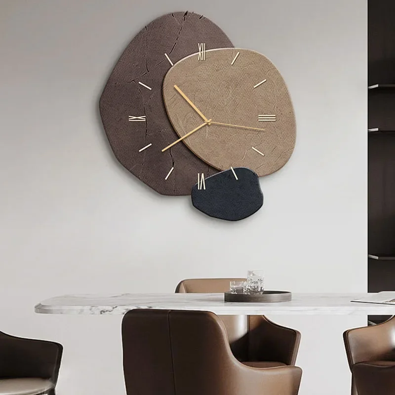 

Minimalist Clock Wall Mechanism Minimalist Restaurant Aesthetic Creative Silent Wall Watch Kitchen Reloj Home Decoration