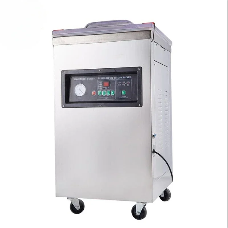 

commercial household dry wet dual-purpose film sealin DZ-4002E fully automatic vacuum machine packaging machine