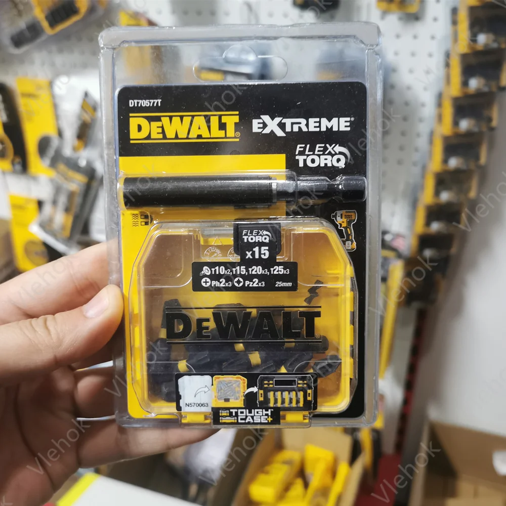 

DEWALT screwdriver extension set electric drill impact twist screwdriver head set bits DT70577T T10 T15 T20 T25 PH2 PZ2