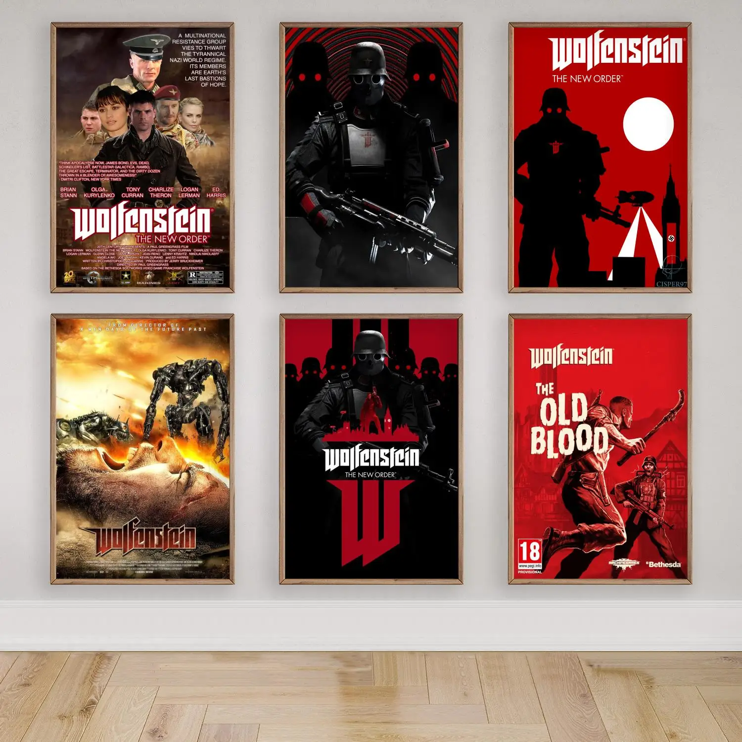 Return to Castle Wolfenstein video games Canvas Art Poster and Wall Art Picture Print, Modern Family Bedroom Decor Posters