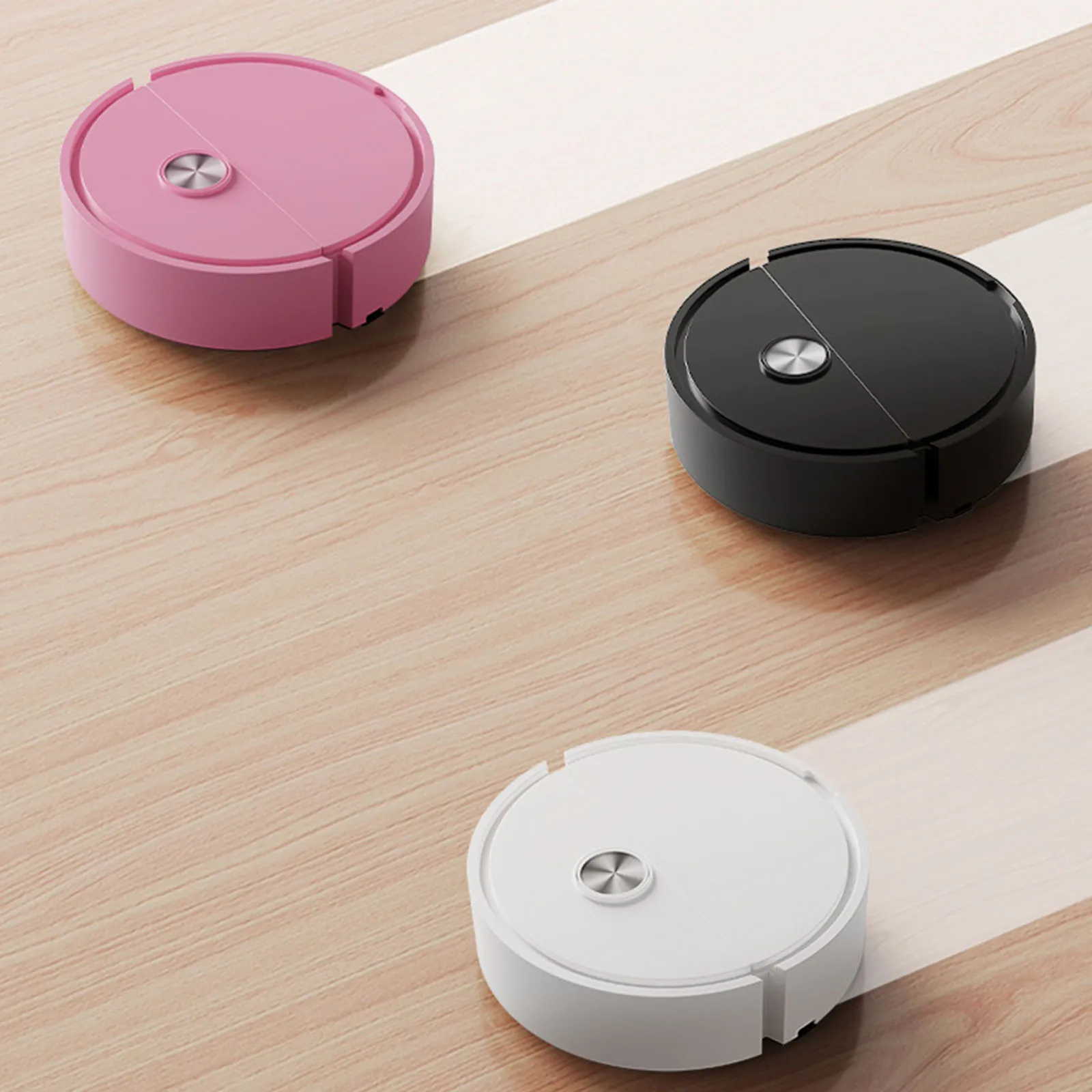 3 in 1 Intelligent Sweeping Robot Auto Obstacle Avoidance Smart Vacuum Mop Robot Removable Dust Collection Box for Home Office