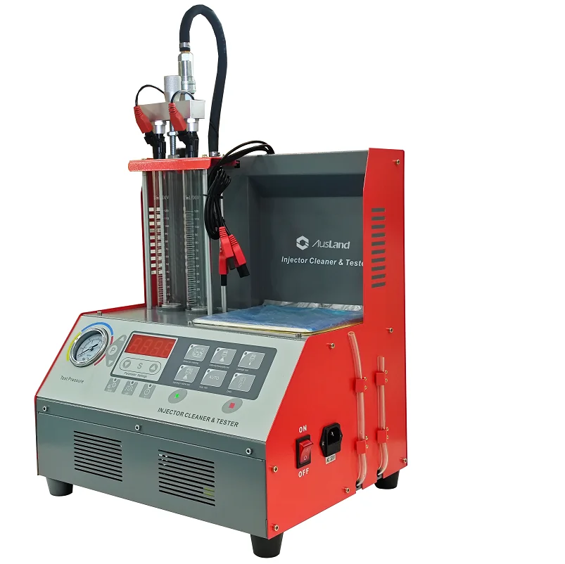 Professional Ultrasonic Motorcycle 2 Cylinders Fuel Injector Cleaner Cnc200 Injector Cleaning Machine for Bikes