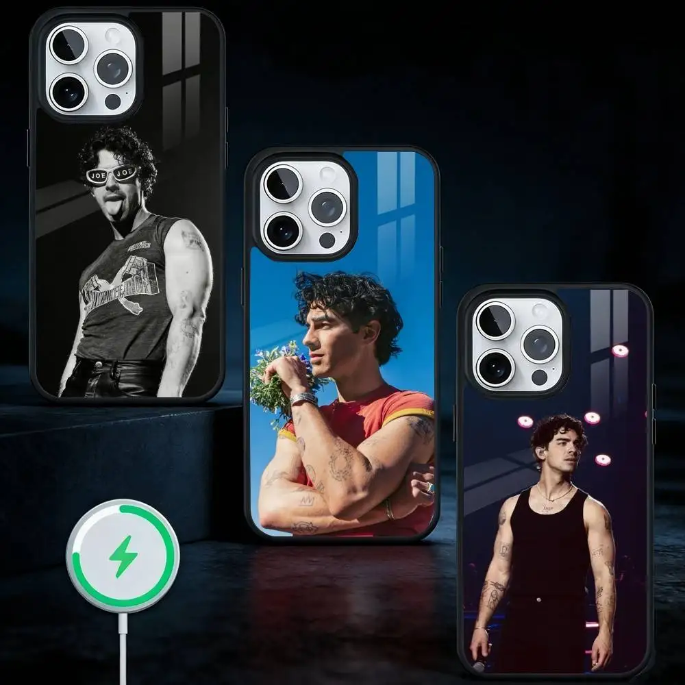 Singer Joe J-Jonas Phone Case For iPhone17,16,15,14,13 Plus,Pro Max Magnetic For Magsafe Wireless Charging