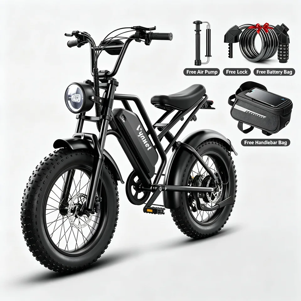 Hury G50 Adult Retro Fat Tire Electric Bike,Peak 1500W Brushless Hub Motor,48V 18Ah UL‑Certified Removable Lithium Battery,32MPH Top Speed,68 Miles PAS Long Range,7‑Speed Shifter,IPX4 Splash‑Proof E‑Bike For Commuter & Off‑Road Trail Riding image 6