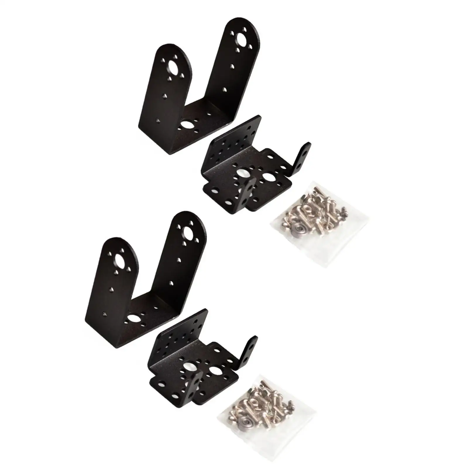 Pan And Tilt Servo Mounting Bracket, Black, Professional, Spare Parts, Accessories, Multi-function Robot Parts,
