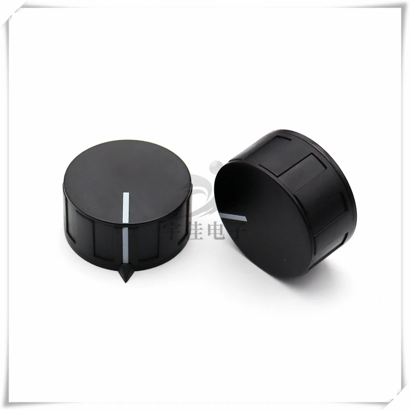 2PCS 39×19 Plastic Knob Cap Potentiometer Knob Cap Electrical Equipment Switch Cap Top Screw Fixing Cap
