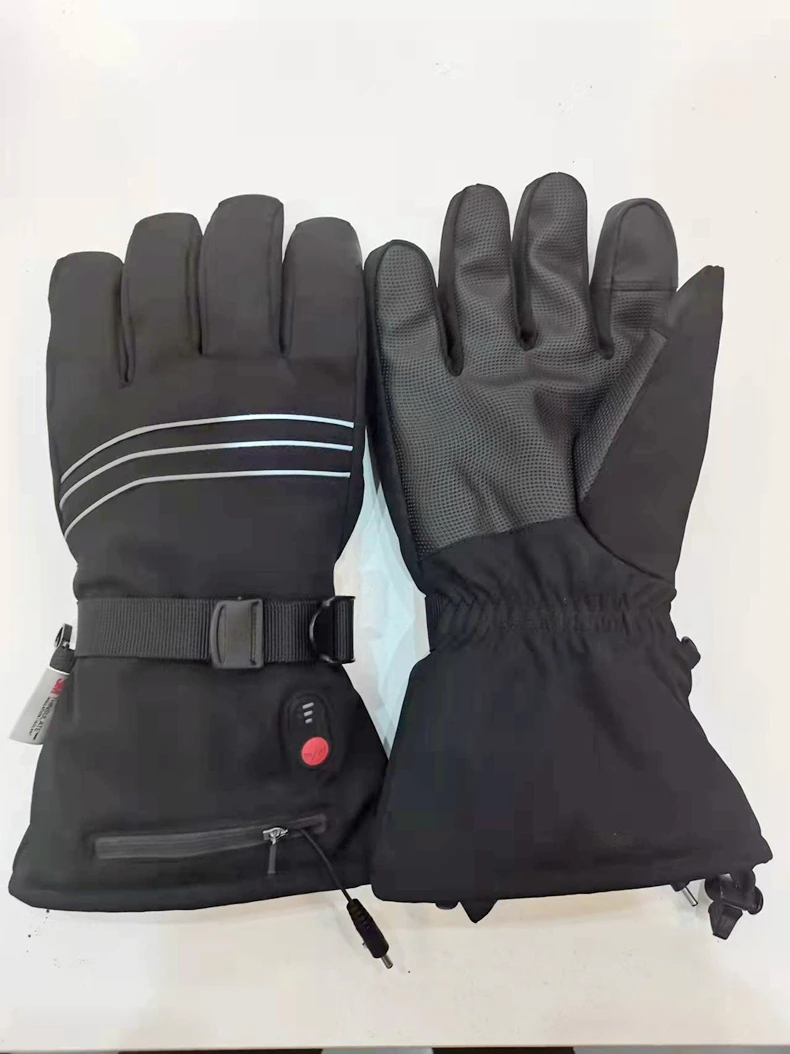

POWER LEAP Men Women Waterproof Rechargeable Battery Snowboard Motorcycle Racing Cycling Winter Ski Electric Heated Gloves