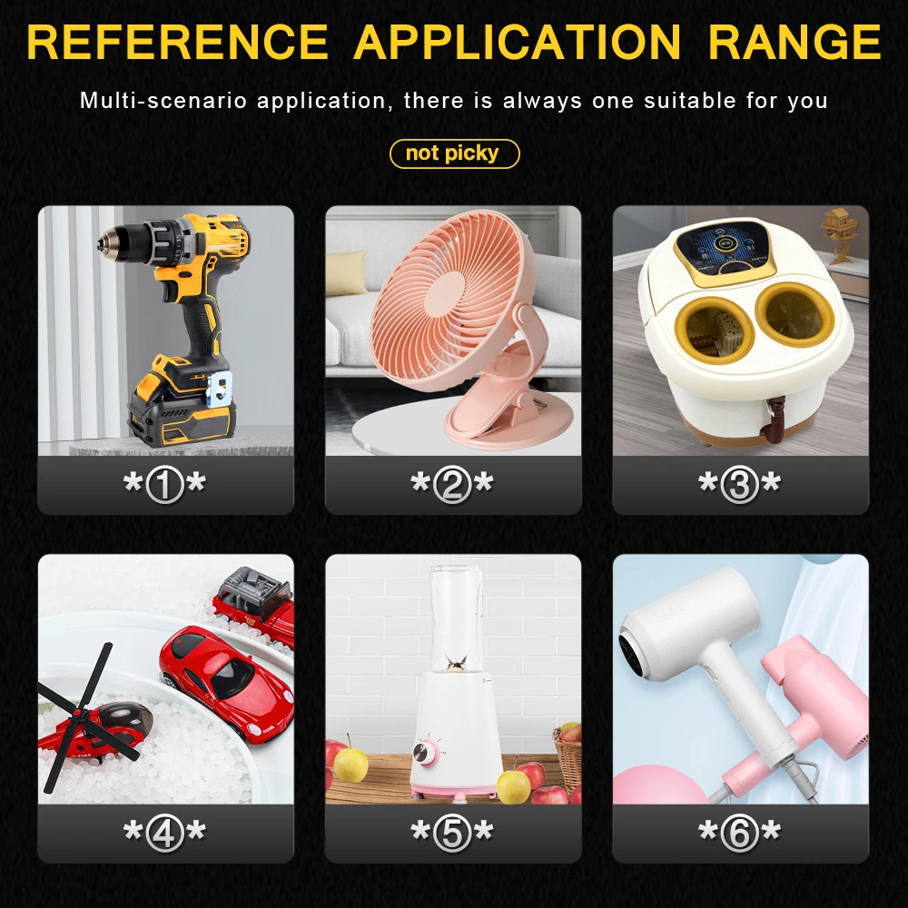 RS360 موتور تيار مباشر 12 فولت 12000 دورة في الدقيقة فرشاة كربون عالية السرعة محرك صغير للمراوح الكهربائية/ألعاب ذاتية الصنع