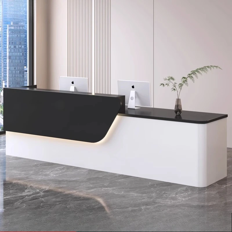 مكاتب استقبال شركة Design Company، منظمات طويلة تعرض مكاتب استقبال المطاعم التنفيذية، أثاث تجاري لمكتب الفندق #3