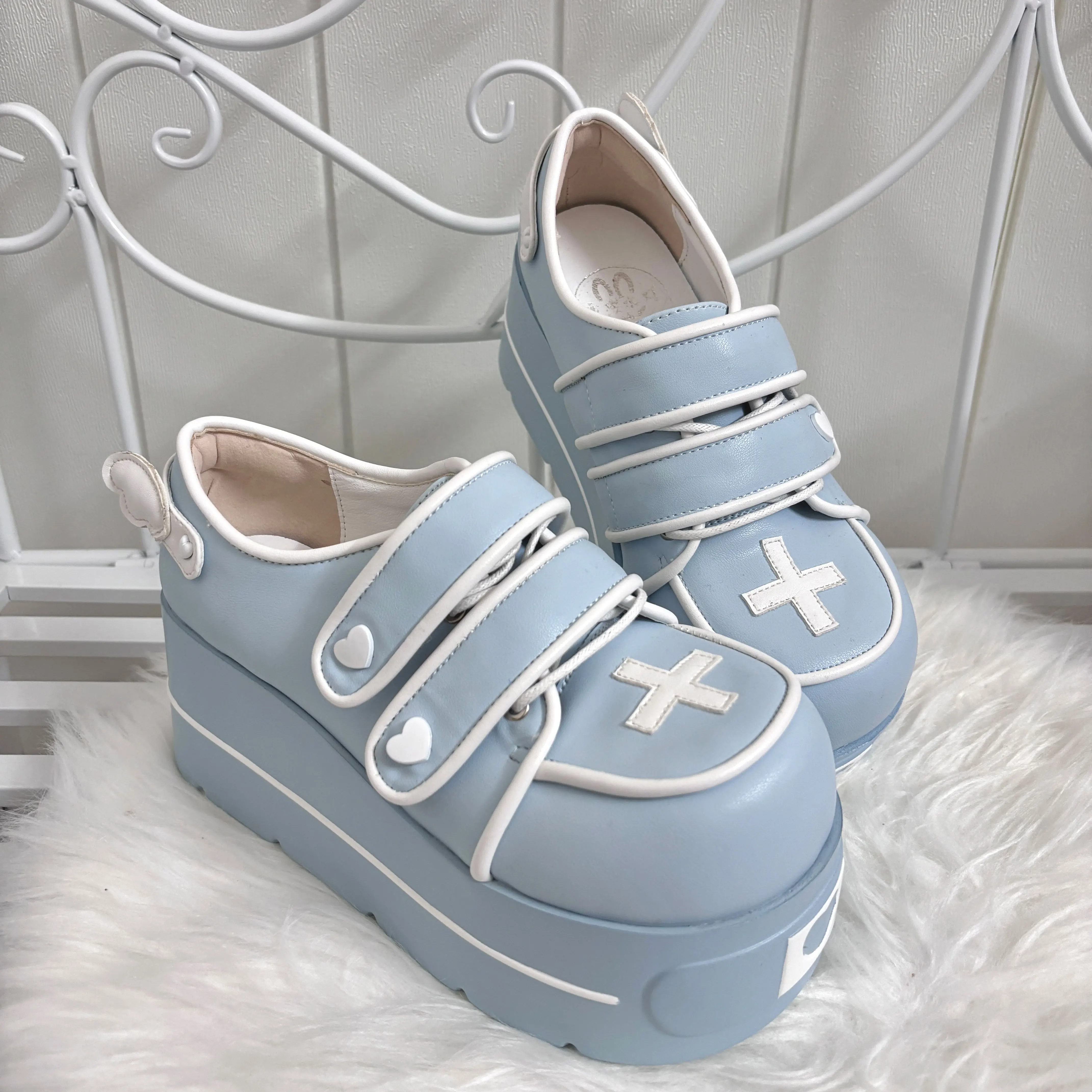 

Original Sweet Lolita Girls' Sponge Cake Shoes Subculture Thick Soled Shoes Japanese Sweet Cool Loli Shoes