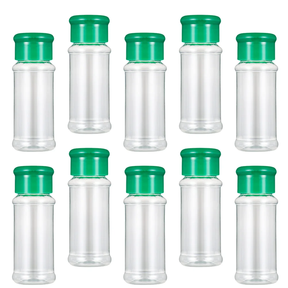 

40 Pcs Empty Shaker Bottles Transparent Seasoning Containers Plastic Spice Jars Healthy Material Long Use Kitchen Bar Tools