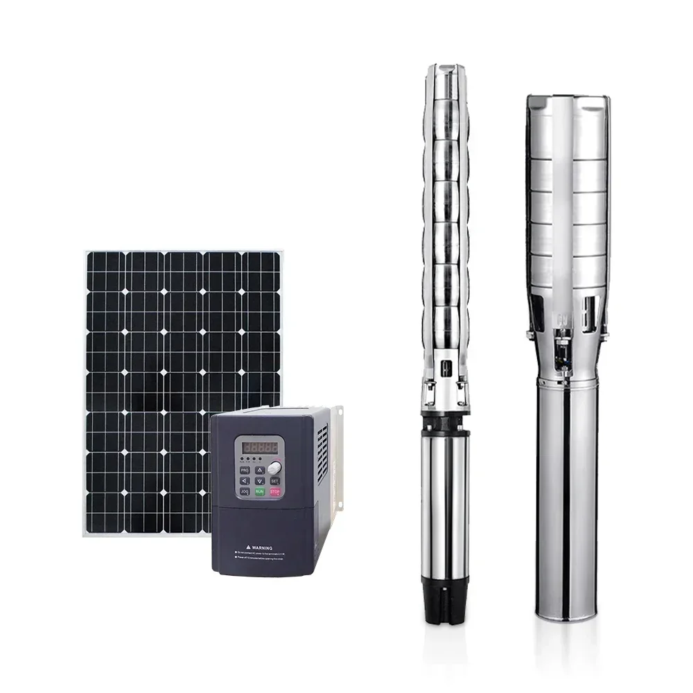 20256 inch 20m 310m head high pressure solar water pump