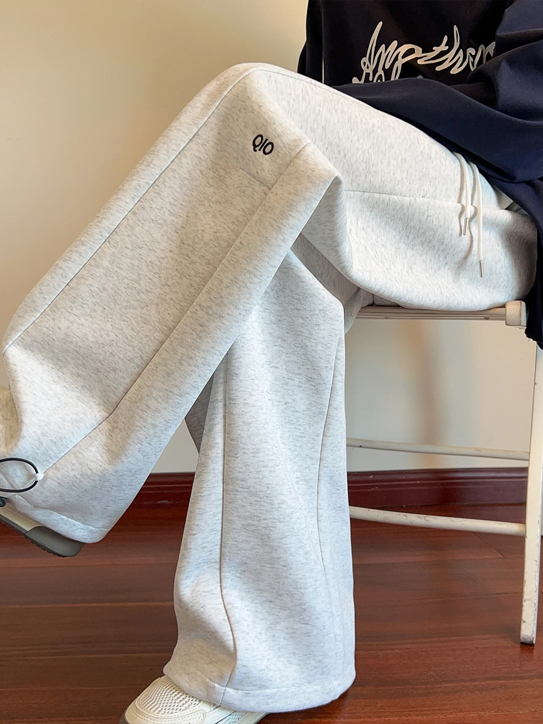 

Повседневные брюки с вышивкой в американском стиле, мужские свободные прямые спортивные длинные брюки, широкие повседневные брюки, осенний модный бренд