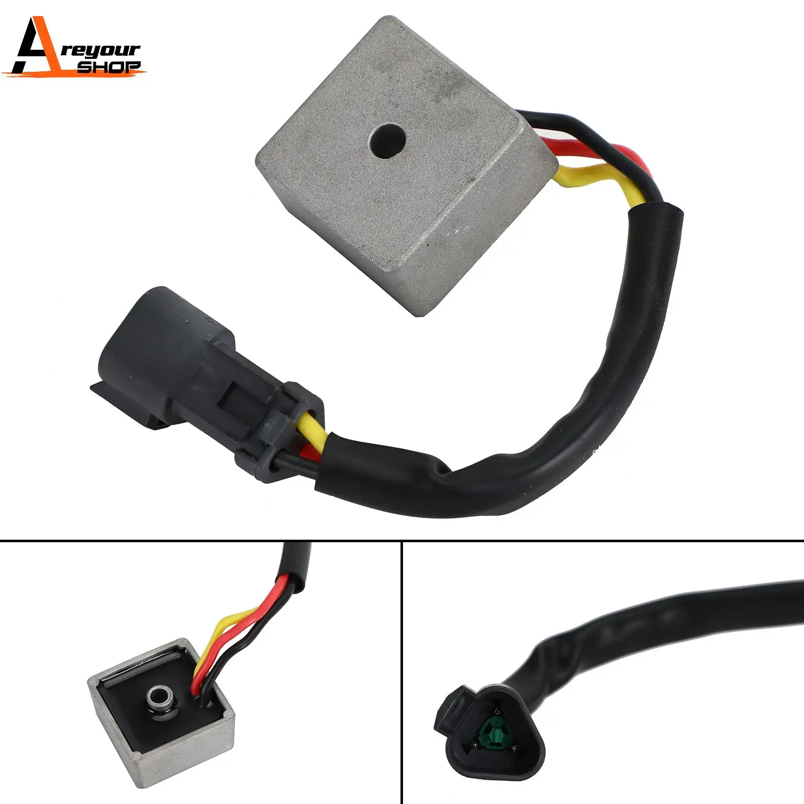 

Areyourshop Voltage Regulator Rectifier fit for Club Car Precedent Gas or Electric 1028033 1028033-01 Parts