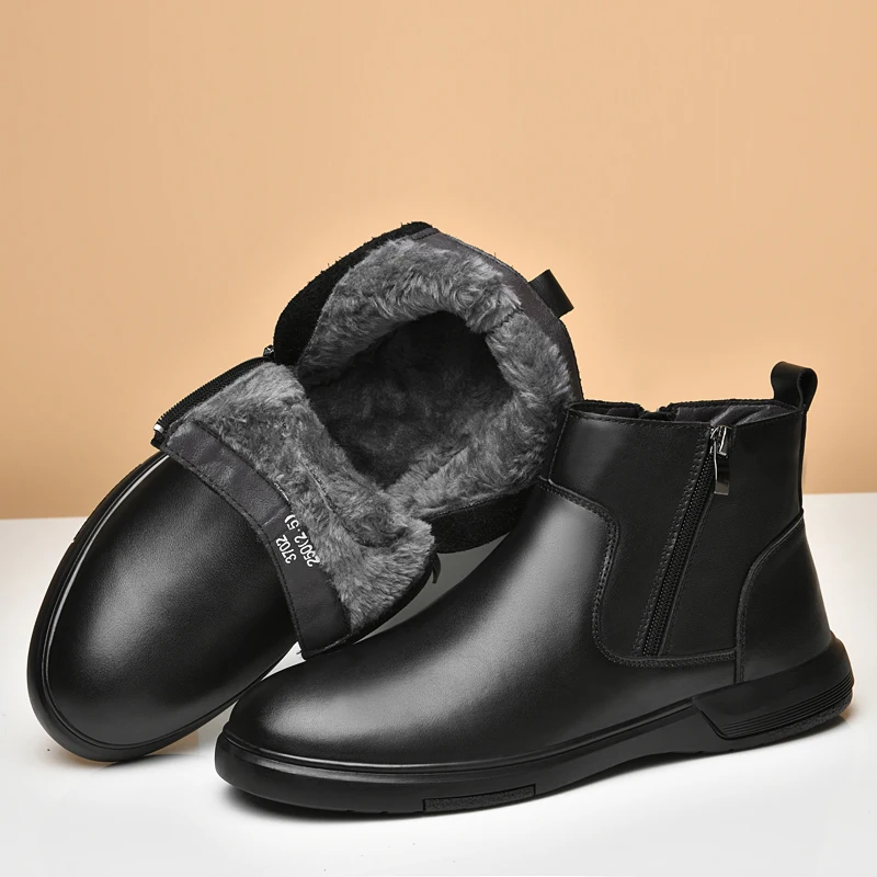 High quality Mid-top Men casual Shoes outdoor Comfortable Genuine Leather driving loafer fashion Male Flat Sneakers Shoes