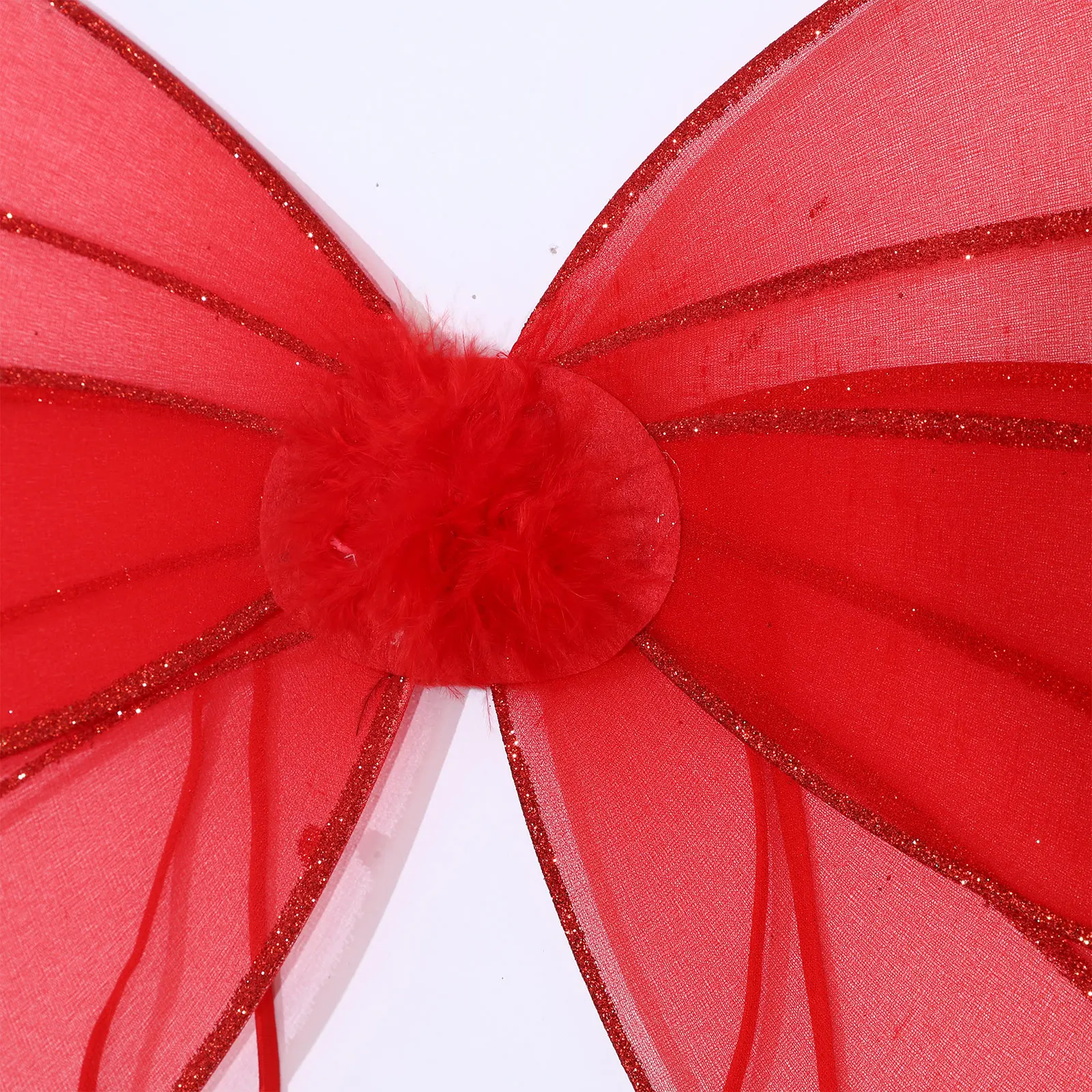 Vrouwen Sparkly Vlinder Fee Vleugels Halloween Kostuum Accessoire Themafeest Fotografie Cosplay Props Elastische Band Mesh Vleugels