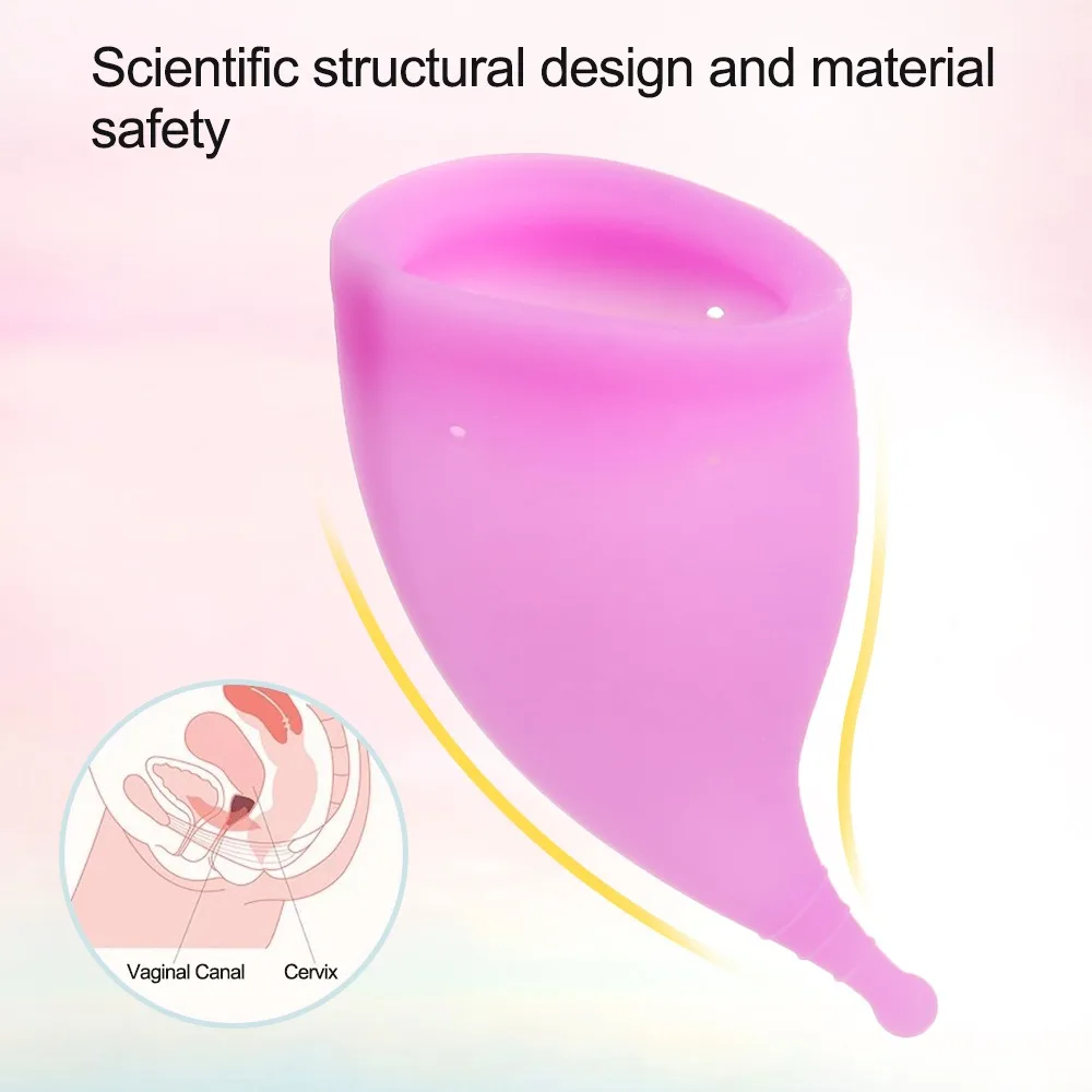 Female Menstrual Cup For Women Feminine Hygiene Medical Silicone Cup Reusable Female Menstrual Cup Lady Cups Menstrual