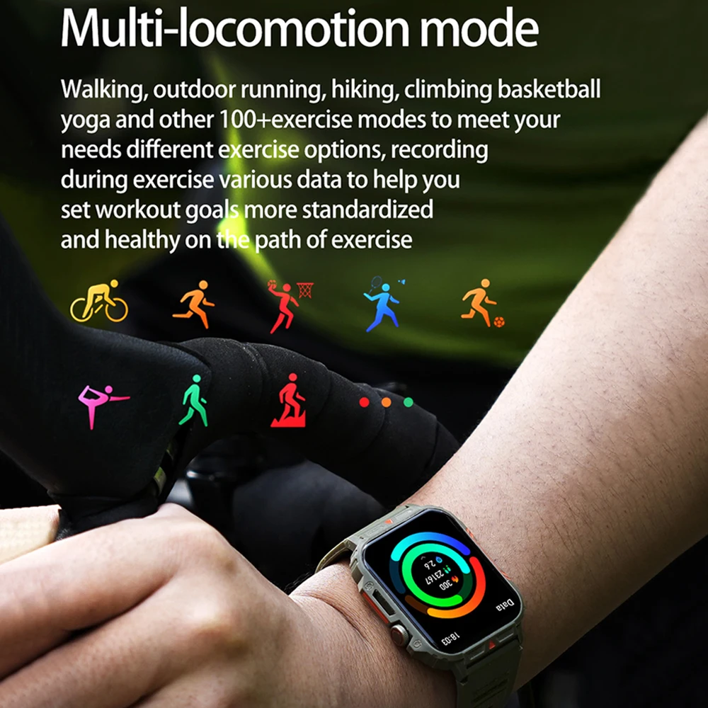 GPS Outdoor Military Smart Watch Men 3