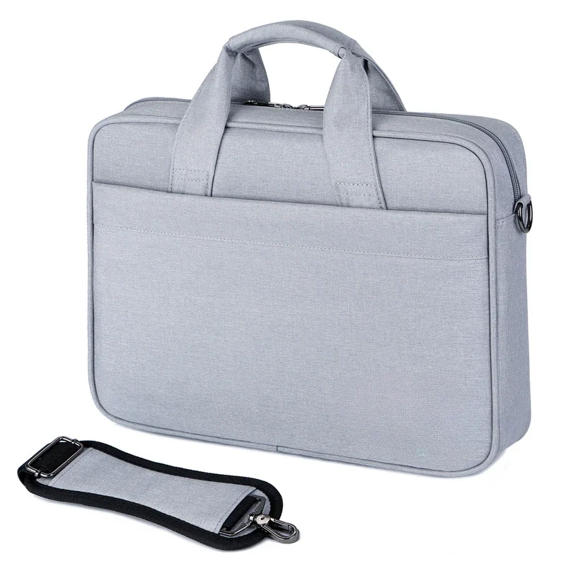 

Business Laptop Bag Men's Large Capacity Shoulder 17 Inch Computer Bag Double Layer Oxford Cloth Briefcase