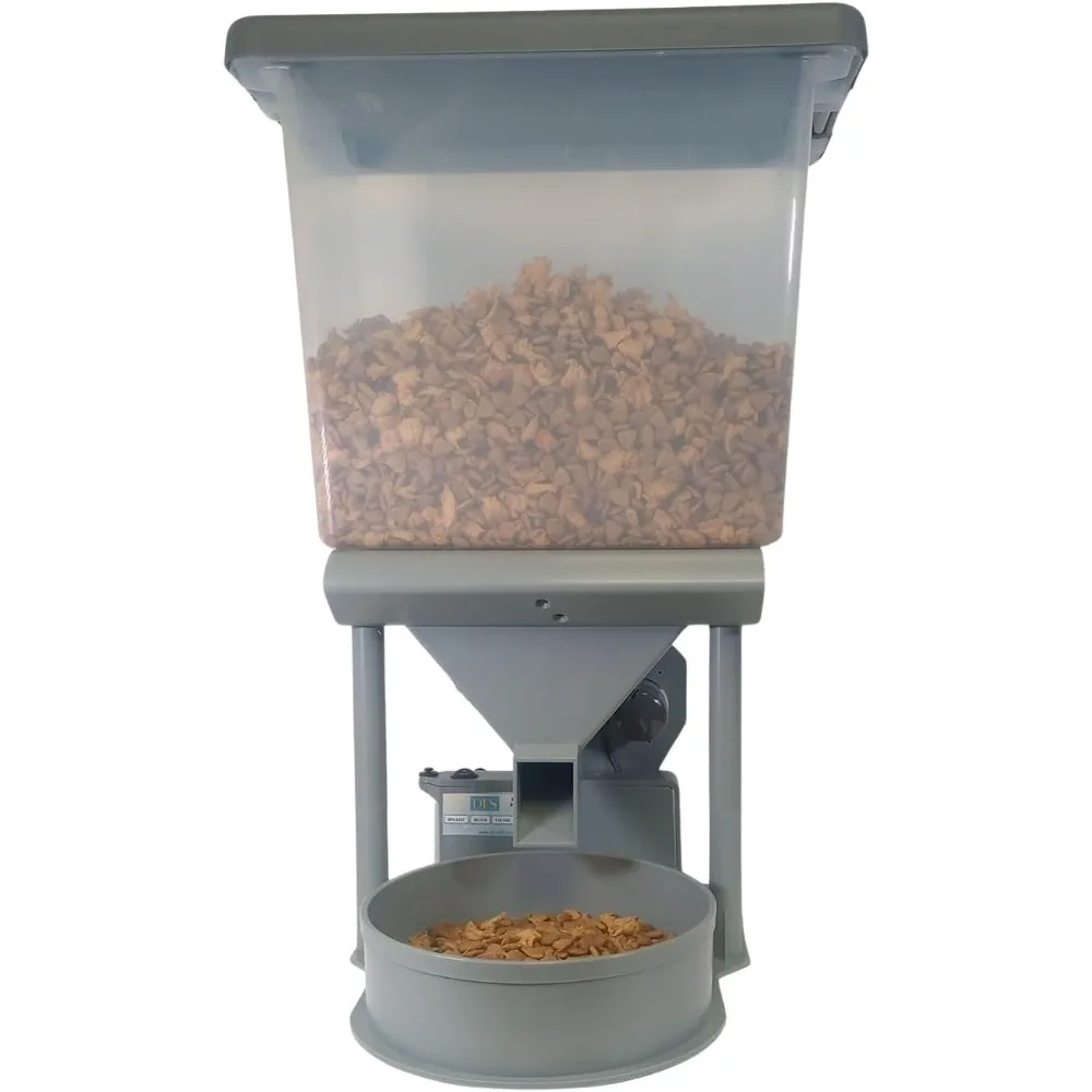 

XL Automatic Large Dog Feeder, 30 lb Storage Capacity, Program up to 4 Meals/Day with Smartphone, JAM-Free