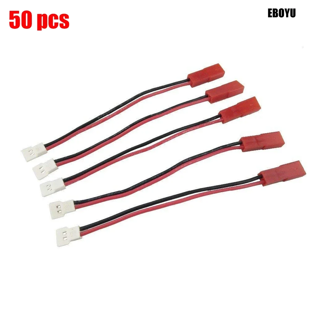 50pcs * XT to JST Lipo Battery Adapter Cable Charging Cable for  Syma Wltoys JJRC TKKJ MJX UDI Cheerson RC Quadcopter Drone