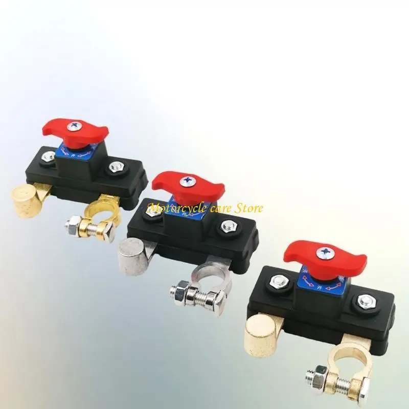 Interruptores corte batería U75F Terminales latón Interruptores desconexión batería resistencia