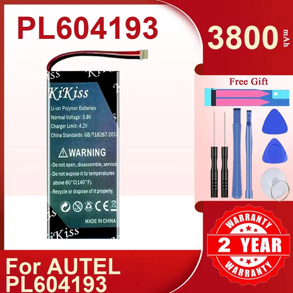 Battery For AUTEL TS601 TS508 TS408 PT401230 PL604193  Best Replacement