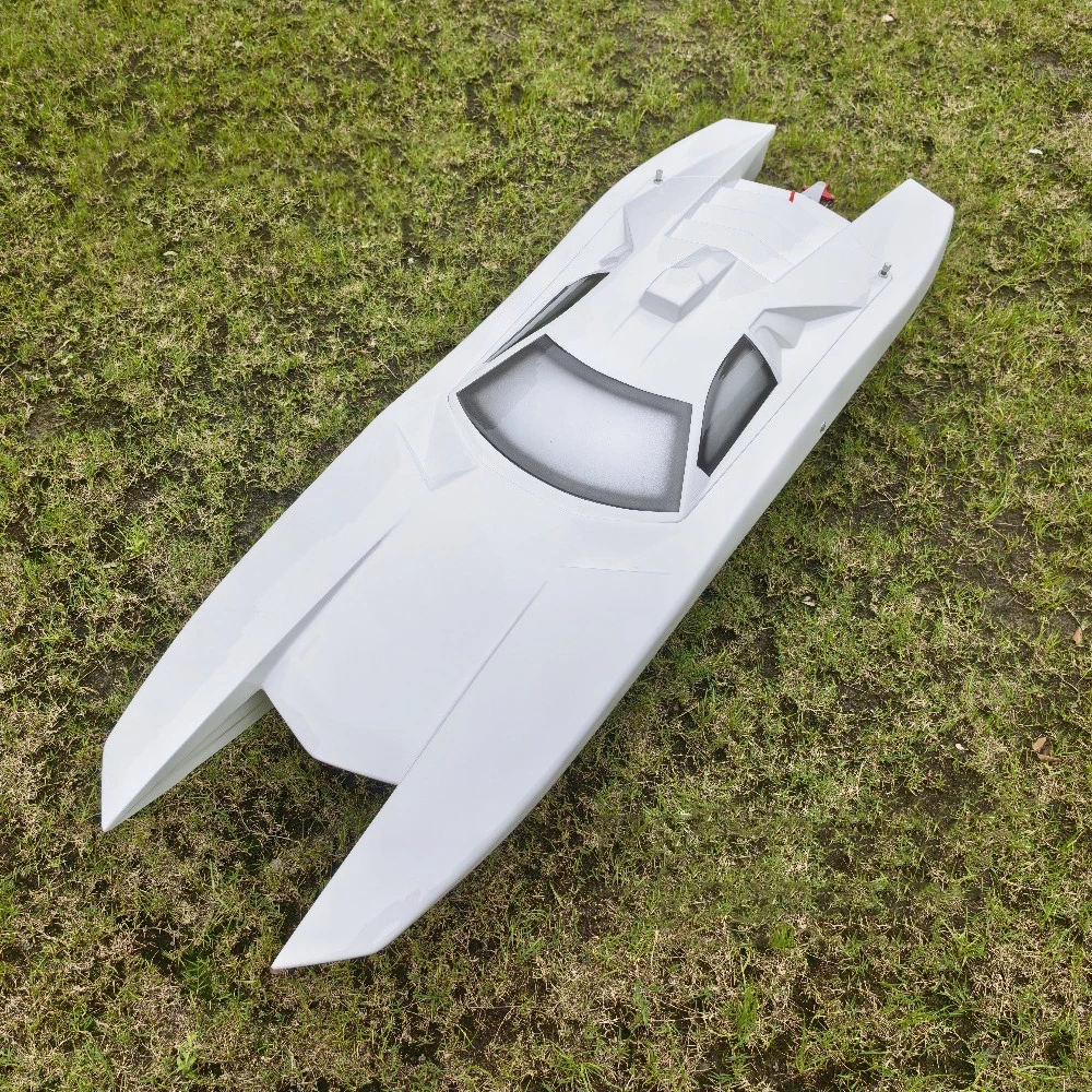 126.5 سنتيمتر RC قارب فرش السيارات E53 ريفينتون التحكم عن بعد Catamaran الألياف الزجاجية المواد RC السفن نموذج RTR السفينة لعبة الصبي هدية
