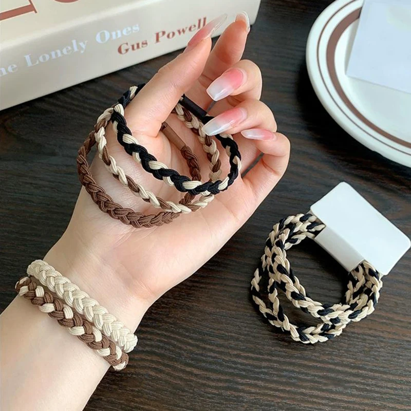 Nastri elastici Donna Ragazza Fascia per capelli in gomma Elastici per capelli Gengive Treccia Porta coda di cavallo Set di fasce per capelli Accessori per capelli