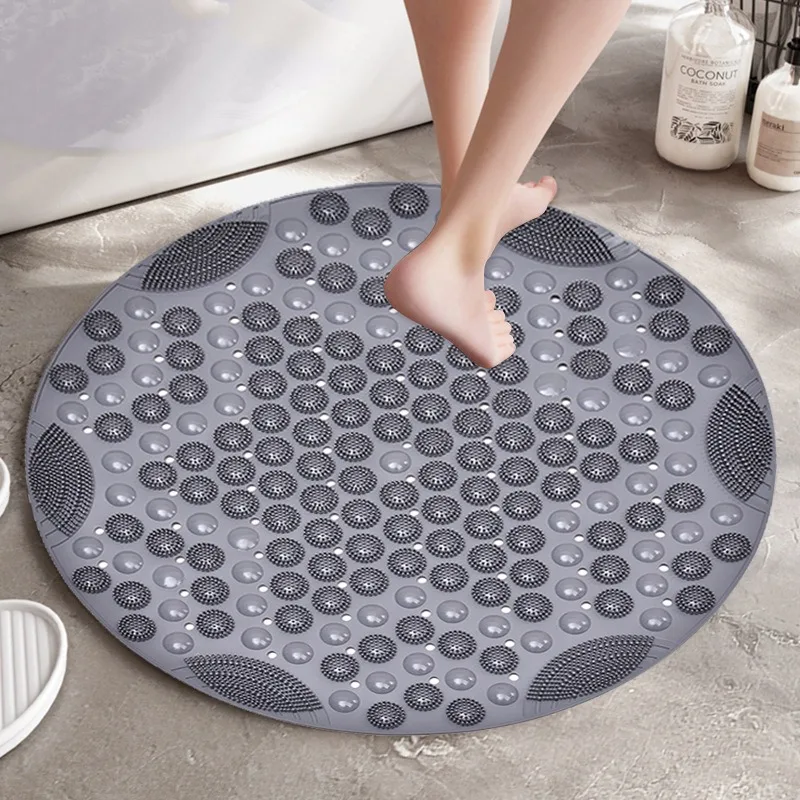 Home Acupressure Board Jogging Foot Massage Yoga Mat in Situ Indoor Foot Meridian Dredging Soft Silicone Mat