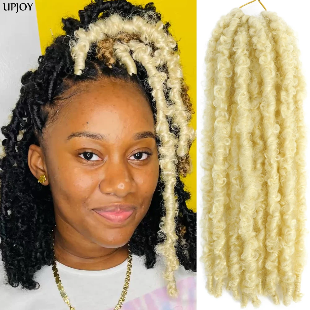 

Бохо бабочки Crochets Locs косички для волос 14 12 дюймов потертые искусственные мягкие локоны крючком наращивание волос для женщин 12 прядей/упак.