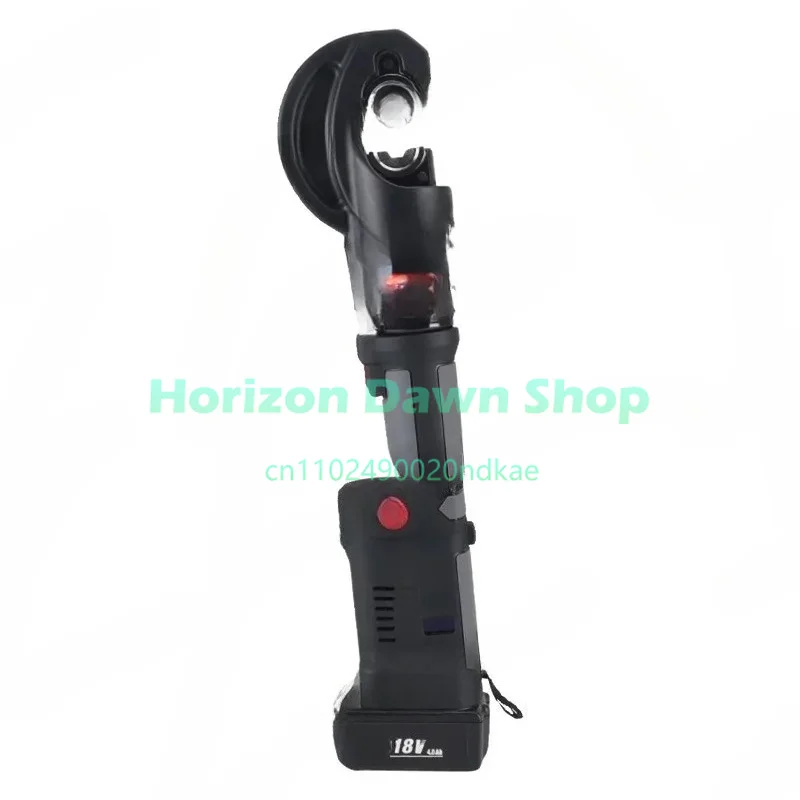 Electric straight handle rechargeable hydraulic pliers Mini open lithium battery crimping pliers Portable cable crimping tool