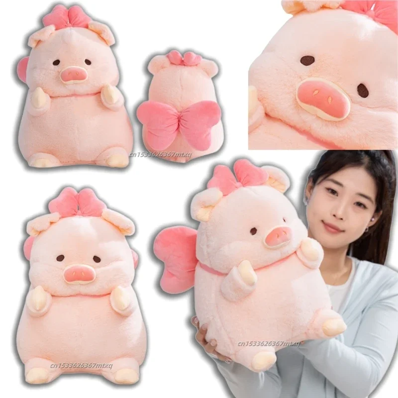 

Милая девчачья свинья, плюшевая игрушка, мягкая мягкая свинья, плюшевые игрушки, розовая кукла-свинья, обнимающаяся подушка, украшение для детской комнаты для девочек