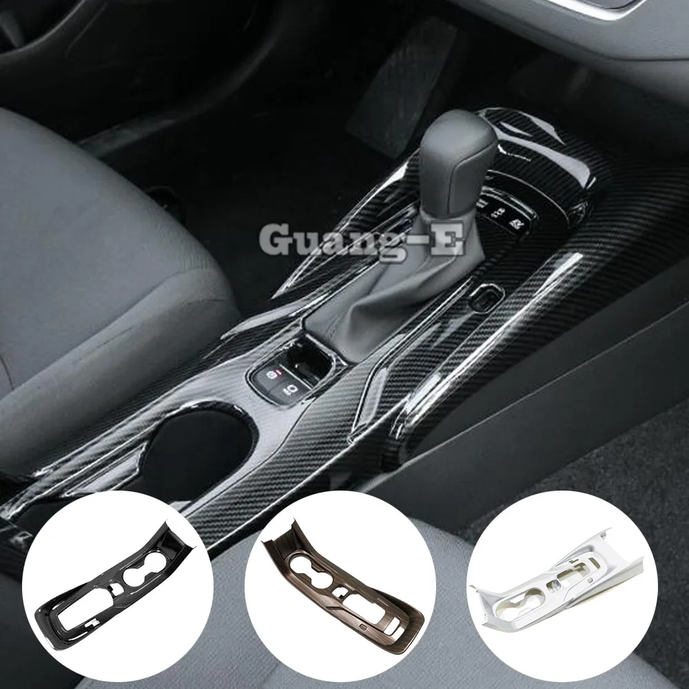 

For Toyota Corolla 2019 2020 2021 2022 Car Inner Middle Handbrake Gear Panel Shift Stall Paddle Cup Switch Frame Stick Trim 1PCs