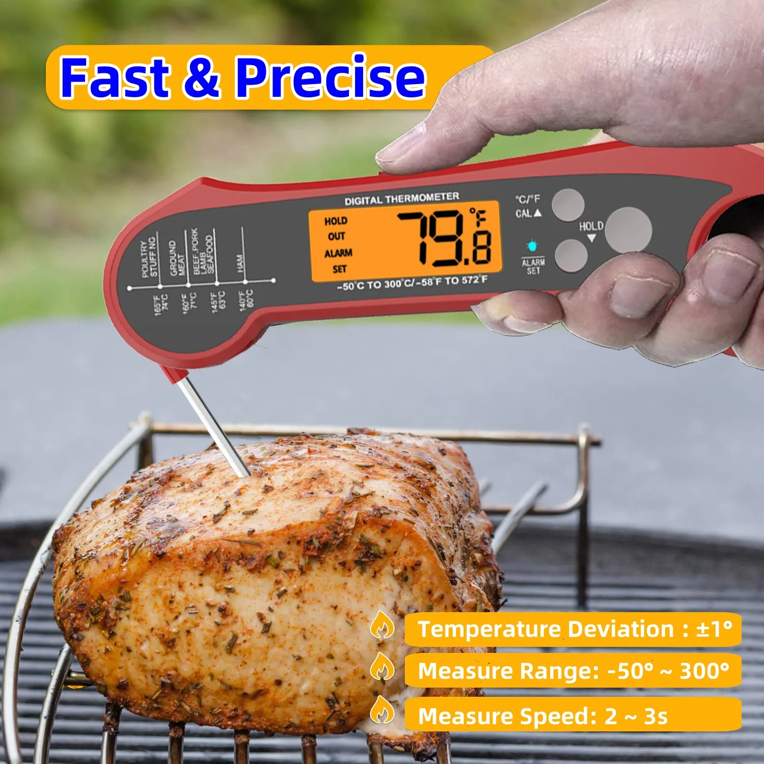 Schnell ablesbares Fleischther – Home Cooking Fast Foods Bewertung und Preis
