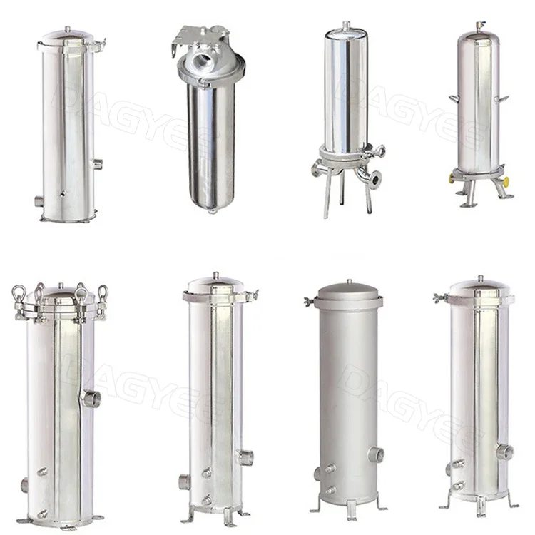 

Stainless Steel Sanitary Micro Cartridge Filter Housing Chemical Pharmaceautic Production Water Filter