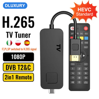 Dluxury U3mini DVB T2 DVB C Digital TV Decoder HD Free TV Channels 7Days EPG TV Tuner for Spain France Itlay Columbia ect
